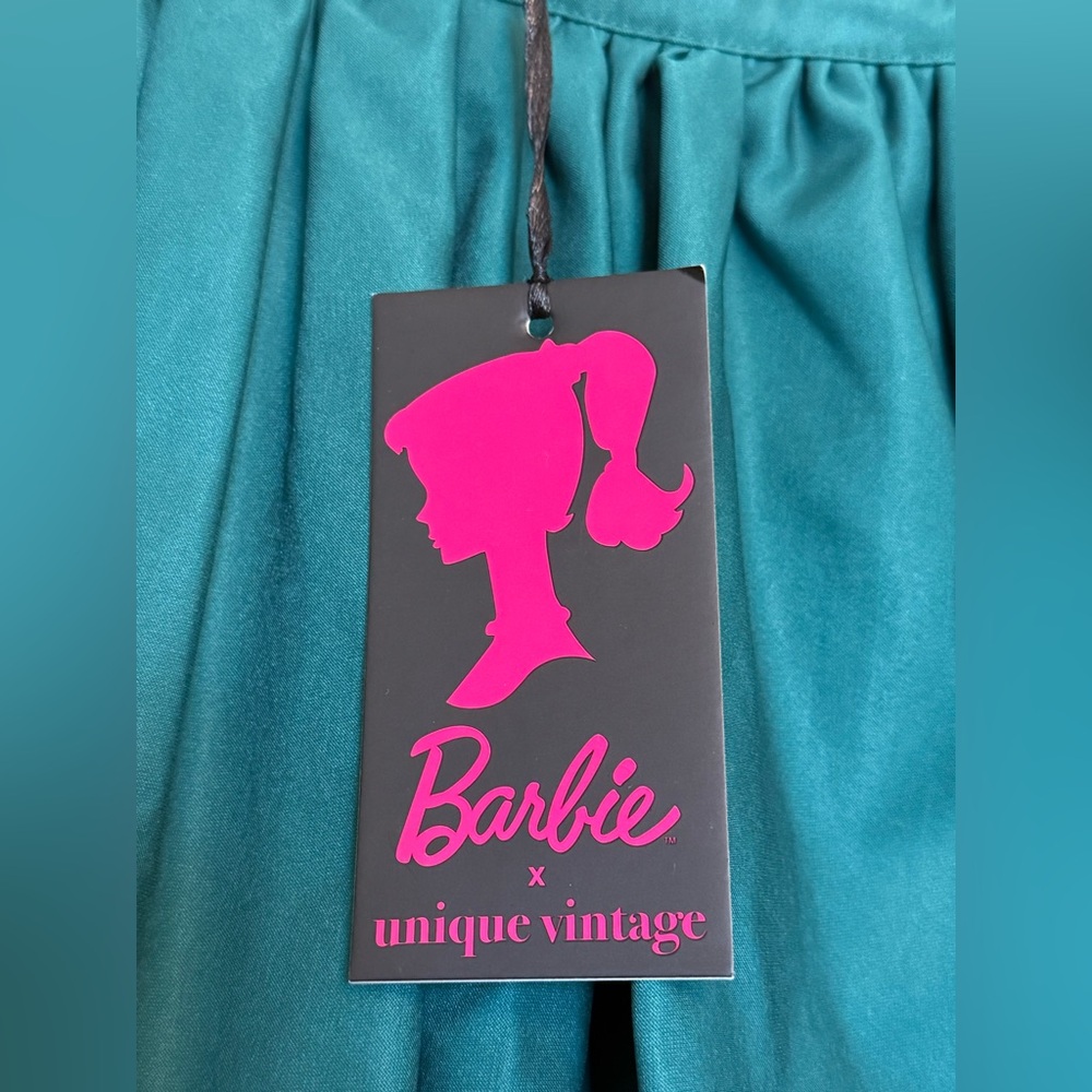 Barbie Unique Vintage X Green A-Line Skirt - Picture 7 of 7